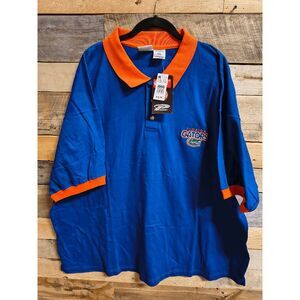 NWT VTG 90s Florida Gators Polo Shirt 3XL Deadstock Kmart Tag Pro Edge G-III